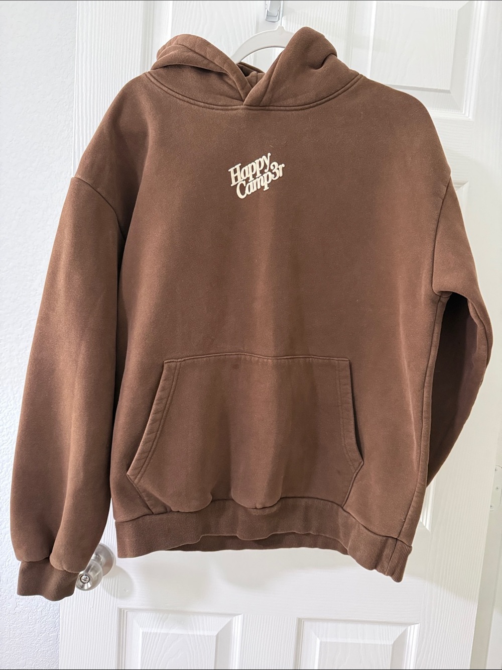 Happy Camp3r Brown Hoodie Sweatshirt